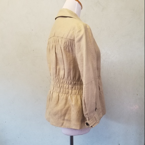 Kenneth Cole Reaction linen 3/4 sleeve blazer - Picture 4 of 5